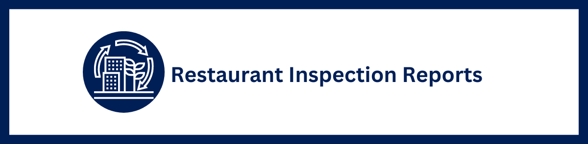 Restaurant Inspection Reports